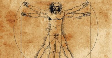 Культурно-историческая обусловленность возникновения предметного поля «телесность» Leonardo's 'Vitruvian Man'